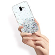 Huse pentru Samsung Galaxy J6 Plus, Glittery, transparentă