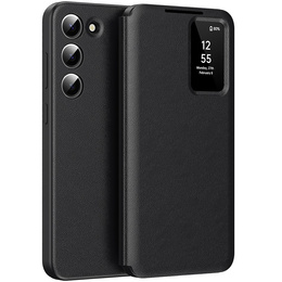 Husă cu clapetă pentru Samsung Galaxy S22, Smart View Wallet, negru