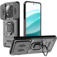 Husă pentru Xiaomi Redmi Note 14 Pro+ 5G, KickStand Camera Lens, negru