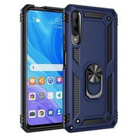 Husă blindată pentru Huawei P Smart Pro, Nox Case Ring, albastru