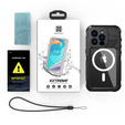 Carcasă impermeabilă IP68 pentru iPhone 14 Pro, SHELLBOX MagSafe, negru