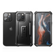 Husă blindată pentru iPhone 14 Pro Max, Dexnor Full Body, negru