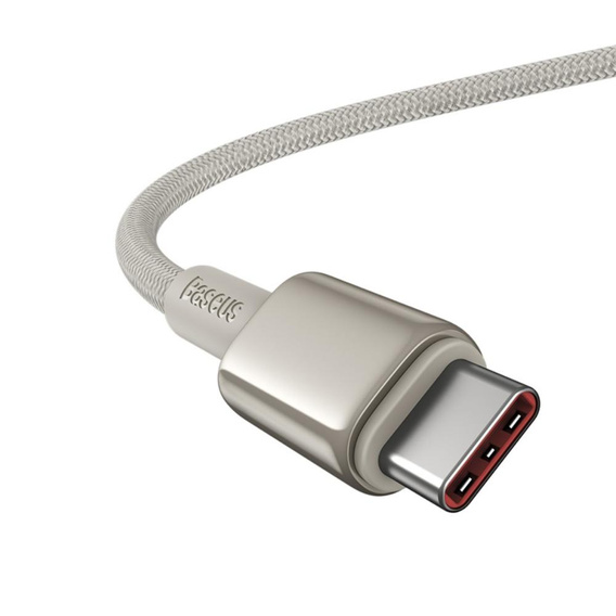 Baseus Tungsten Gold Cablu USB-C la USB-C 100W 1m – Titanium Galaxy, auriu