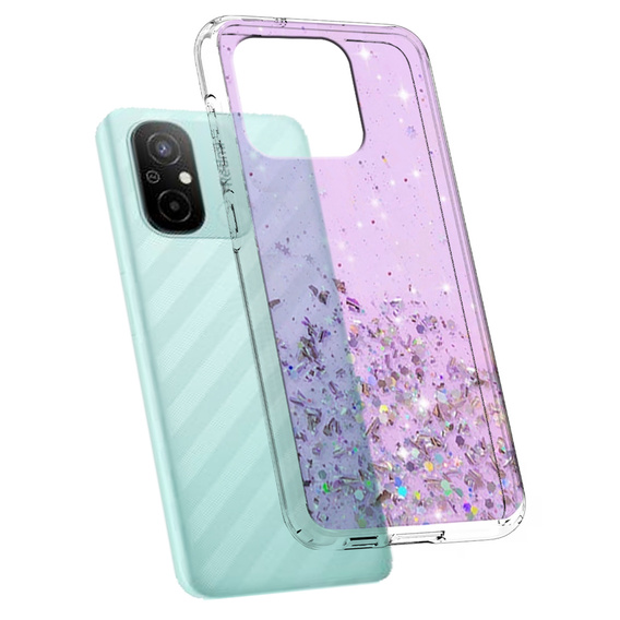 Huse pentru Xiaomi Redmi 12C, Glittery, violet