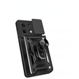 Husă blindată pentru Xiaomi Redmi Note 13 5G, CamShield Slide, negru