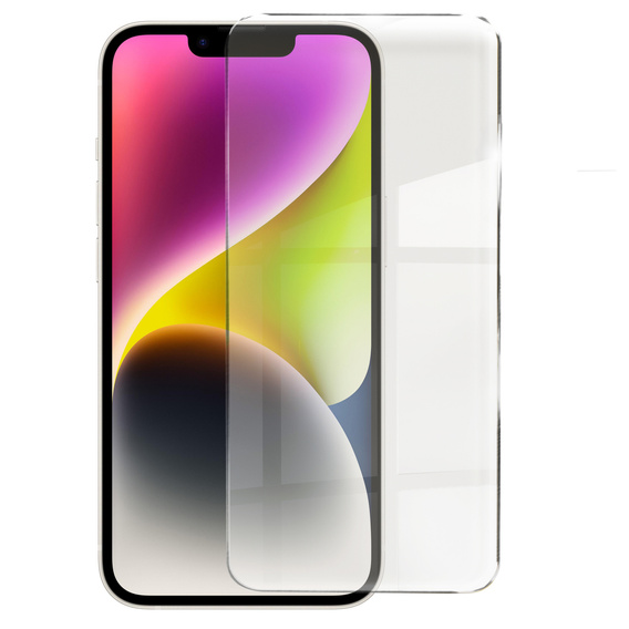 Husă pentru iPhone 14, pentru MagSafe, ERBORD Matt Case, roz + sticlă pentru ecran