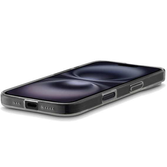 Husă pentru iPhone 16, ERBORD Slim, transparentă + sticlă 9H