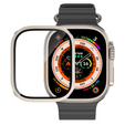 Szkło Hartowane z Ramką do Apple Watch Ultra 49mm, Złote