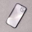 Husa pentru iPhone 13, Magnetic Dual Glass, negru