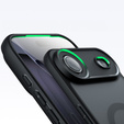 Husă mată pentru iPhone Air, pentru MagSafe, cu protecție pentru cameră, negru