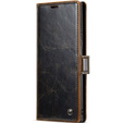 Carcasă flip CASEME pentru Samsung Galaxy Note 20 Ultra, Waxy Textured, cafea