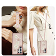 Husa pentru Samsung Galaxy S24 Ultra, Leather Flower Card Slot, roz