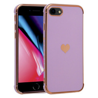 Huse pentru iPhone 7/8/SE 2020/SE 2022, Electro heart, violet