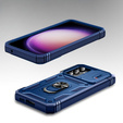 Husă blindată pentru Samsung Galaxy S23 FE, CamShield Slide, albastru