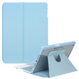 Husă pentru tastatură pentru iPad 11" 2025 A16 (11 gen.) / iPad 10.9" 2022 (10 gen.), Rotary 360° Leather, caz albastru