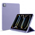 Husă pentru iPad Pro 11 2024, Smartcase cu spațiu pentru stylus, violet