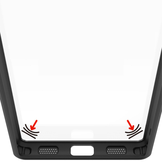 IMAK Case pentru Xiaomi Redmi Note 13 5G, UX-9A Series, transparent / negru