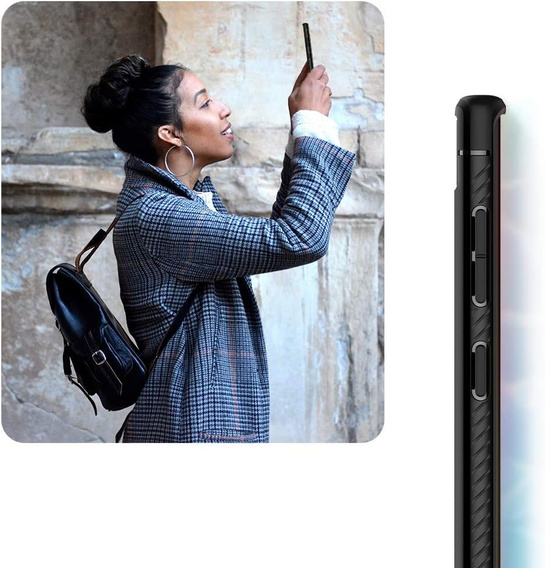 Husă Spigen Rugged Armor pentru Samsung Galaxy Note 10+ Plus