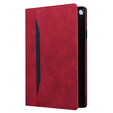 Husă pentru Lenovo Tab M11, Classic, cu spațiu pentru stylus, roșu