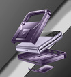 Husa blindată pentru Samsung Galaxy Z Flip 4 5G, Dexnor Clip Holder, violet