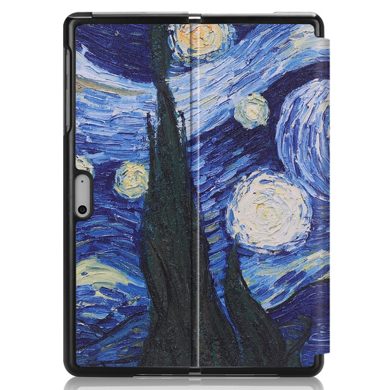 Husă pentru Microsoft Surface Go 3/Go 2/Go, Smartcase, painted pattern