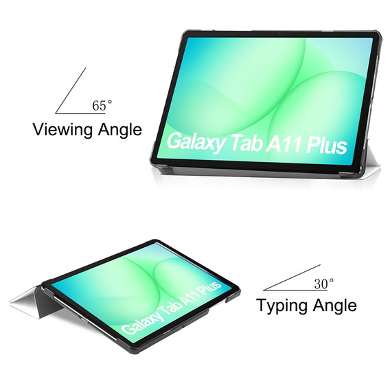 Husă inteligentă cu imprimeu pentru Samsung Galaxy Tab A11+/A9+
