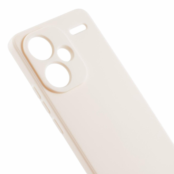 Husa pentru Xiaomi Redmi Note 13 Pro+, Silicone Lite, bej