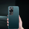 Husă cu clapetă pentru Huawei P60 Pro, Side View, albastru