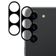 2x ERBORD sticlă călită ERBORD pentru camera pentru Samsung Galaxy S23, negru