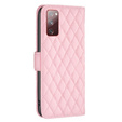 Cu clapetă pentru Samsung Galaxy S20 FE, Wallet, BINFEN COLOR, roz