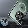 Carcasă de protecție pentru camera foto pentru OnePlus 12 5G, CamShield MagSafe, transparent / verde