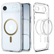 Carcasă Spigen Ultra Hybrid MagSafe pentru iPhone Air, transparentă / aurie