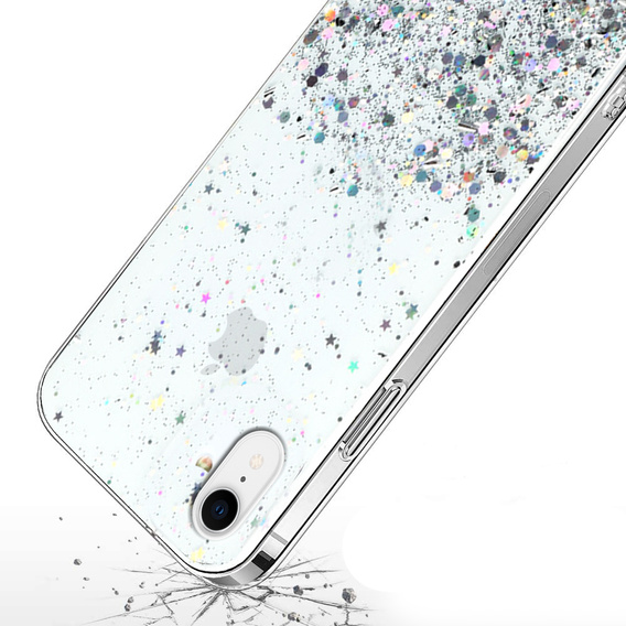 Huse pentru iPhone XR, Glittery, transparentă