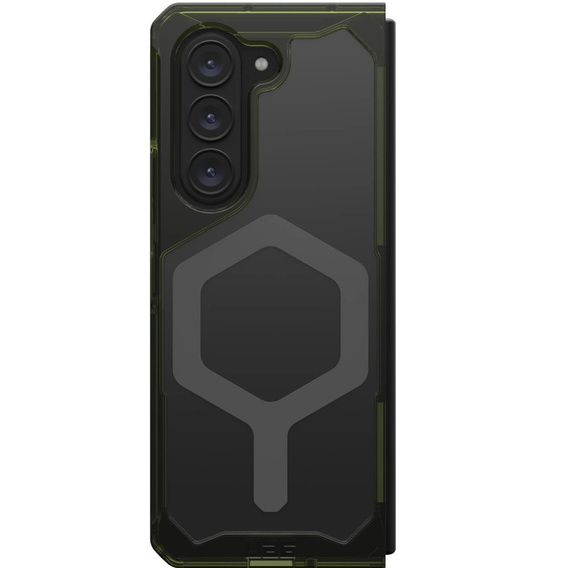 Urban Armor Gear Huse pentru Galaxy Z Fold 5 5G, Plyo MagSafe, transparent / verde