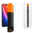 Sticlă temperată Spigen pentru iPhone 17 Pro / 17 / 16 Pro, Glas.tR "EZ Fit Pro", Transparent