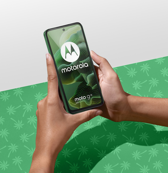 Sticlă temperată 5D Full Glue Smart Palm pentru Motorola Moto G35 5G