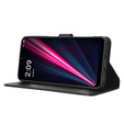 Cu clapetă pentru T Phone Pro 5G, Wallet Magnet, negru
