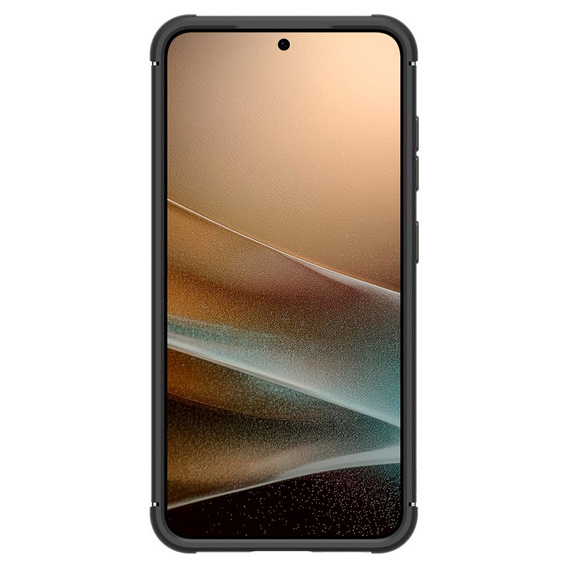 Carcasa Spigen pentru Samsung Galaxy S25, Core Armor MagSafe, negru + 9H Tempered Glass
