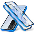 Husa pentru Samsung Galaxy S25+ Plus, Magnetic Dual Glass, albastru
