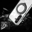 Carcasa magnetică pentru Samsung Galaxy A56, pentru MagSafe, negru + sticlă 9H
