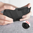 Husa pentru Xiaomi Redmi Note 11 Pro 4G / 5G, Military kickstand, albastru