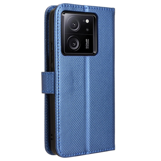 Husă flip pentru Xiaomi 13T / 13T Pro / Redmi K60 Ultra, Smart Magnet, albastru