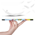 Huse pentru Samsung Galaxy Tab S9, Smartcase Hybrid Pen Slot, sweet animals