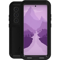 Love Mei Huse pentru Samsung Galaxy S24 Ultra, armored without glass, negru