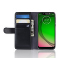 Cu clapetă pentru Motorola Moto G7 Play, Flexi Book, negru