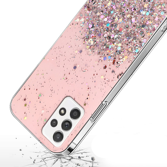 Huse pentru Samsung Galaxy A52 / A52s, Glittery, roz
