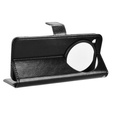 Cu clapetă pentru Xiaomi 15 Ultra, Crazy Horse Wallet, negru