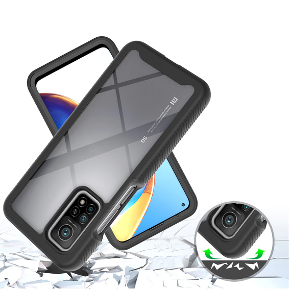 Carcasă pentru Xiaomi Mi 10T / 10T Pro, Shockproof, cu folie, albastru