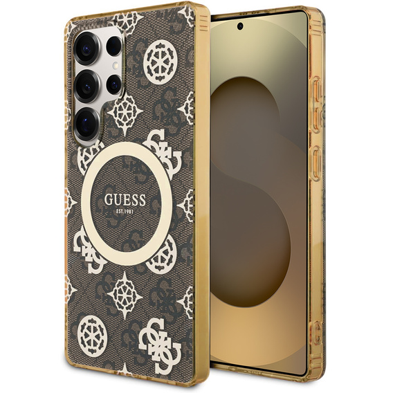 Husă GUESS Magnetic IML Peony pentru Samsung Galaxy S25 Ultra