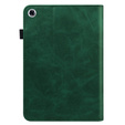 Husă pentru Samsung Galaxy Tab A9+, Classic, cu spațiu pentru stylus, verde